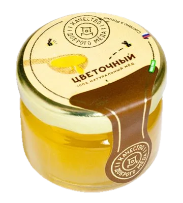 Мёд цветочный, банка 30 г