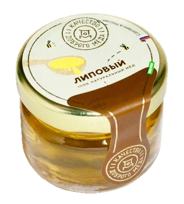 Мёд липовый, банка 30 г