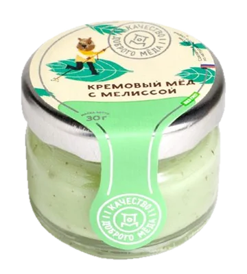 Крем-мёд: мелисса, банка 30 г